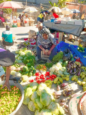 Gertha a farmer from the Central Plateau
